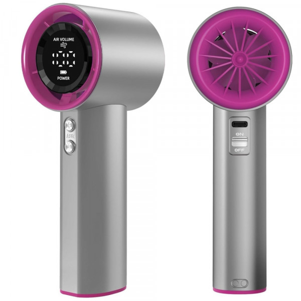 🌬 Джобен Турбо Вентилатор с дигитален дисплей TURBO 1001 – 100 скорости, 15000 RPM и до 12 часа работа - GS-9