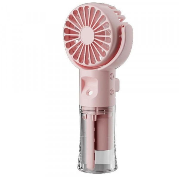 НОВО! 💧 2 в 1  джобен вентилатор + освежаваща водна мъгла MIST OCEAN 737 за горещите дни, мощен мотор и издръжлива батерия - F4