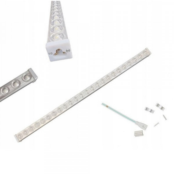 Единично LED тяло 120 см., 72 W с 48 лещи на диодите за до 30% по-силна светлина, алуминиев корпус - T10