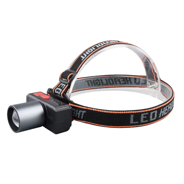 LED челник с телескопичен фокус, 3 режима на осветяване, 60-градсово рамо на наклон и до 8 часа работа-JS-929