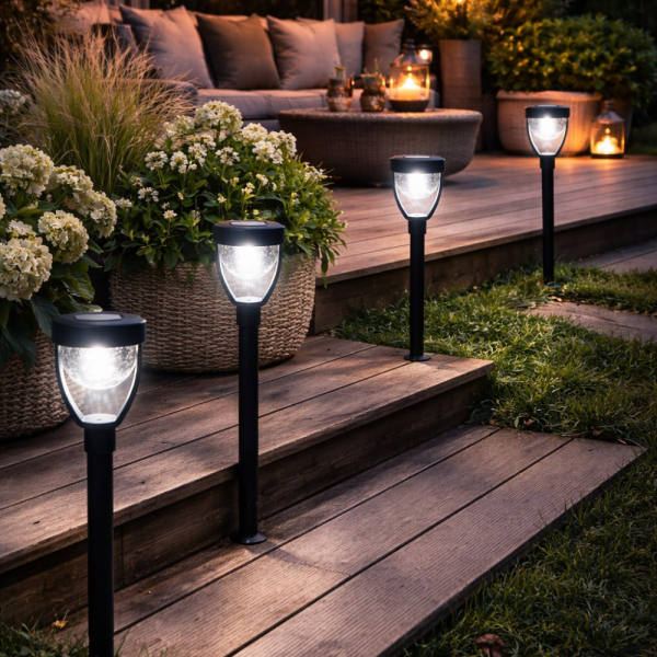 Solar Bright Path – стилна соларна лампа за градина, двор и алеи