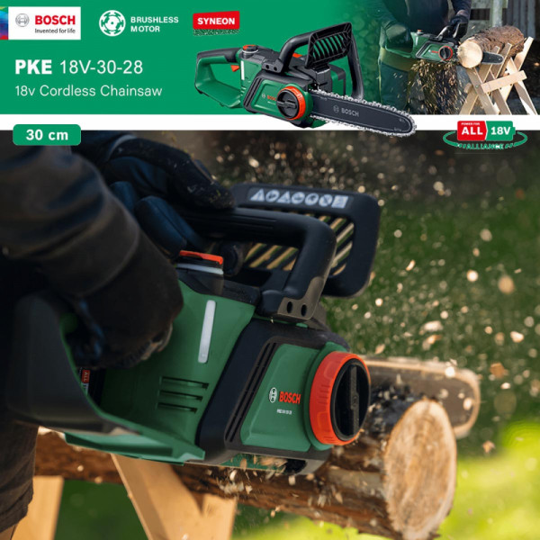 ПРОМО: Акумулаторна резачка BOSCH PKE 18V-30-28 - Solo, ДО ИЗЧЕРПВАНЕ на бройките