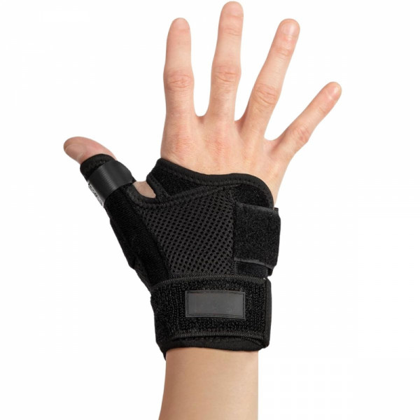 🖐 1 бр. шина за палец с 2000 медно-найлонови влакна – стабилизация, компресия и облекчение при артрит, тендинит и болки в ставите