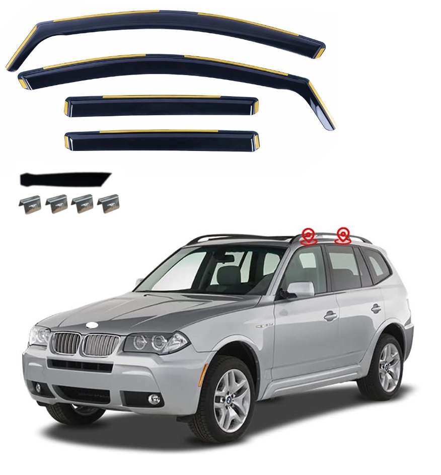 Комплект от 4бр. ветробрани за BMW X3 E83 2003 - 2010 г.