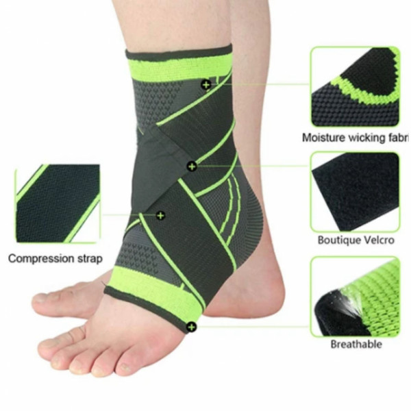 🦶 Спортен фиксатор за глезен Luting за комфорт при движение- от 36 до 44 номер - 1 бр. LT-2023