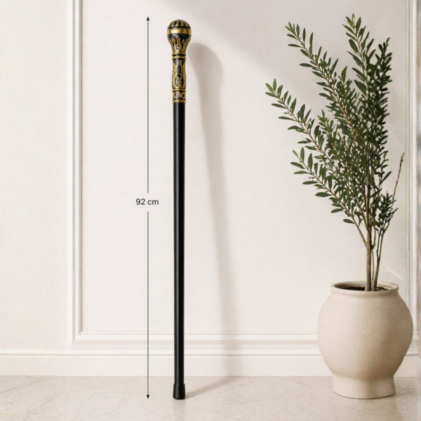 Елегантен и стилен бастун с кинжал и метална дръжка златен скиптър