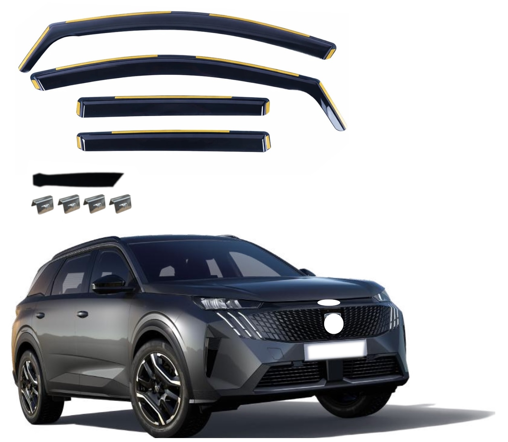 Комплект от 4бр. ветробрани за Peugeot 5008 III 2024 г. +