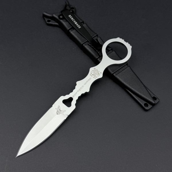 Кинжал Benchmade SOCP Dagger 440C Silver, Special Operations за бутуш, колан или ръкав