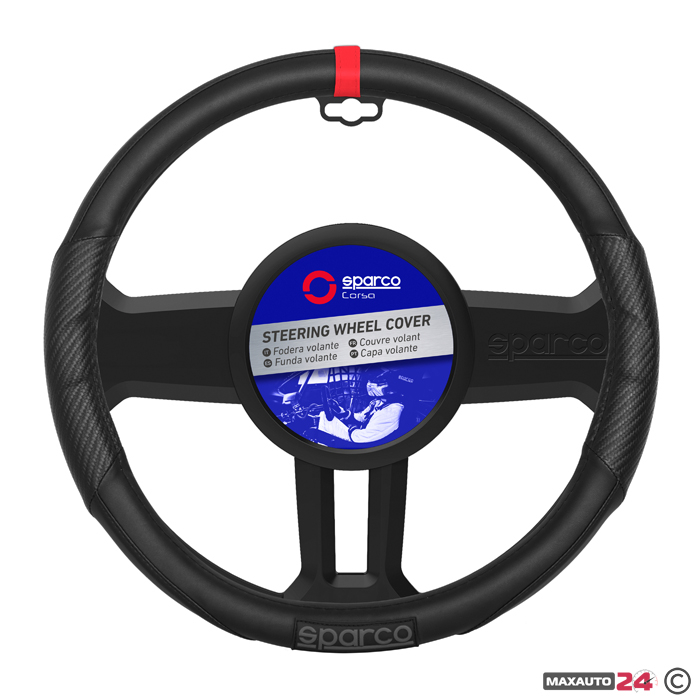 Калъф за волан SPARCO - SPS104BKRD