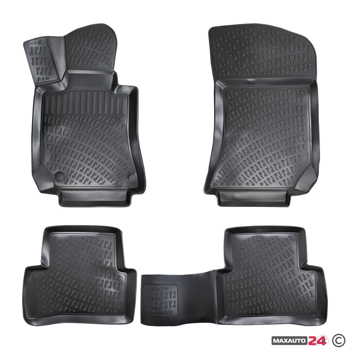 Гумени стелки RizLine съвместими с Mercedes E-class / w212  2010-2016