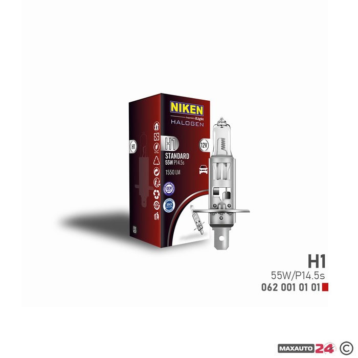 Крушка NIKEN - Н1 55W 12V