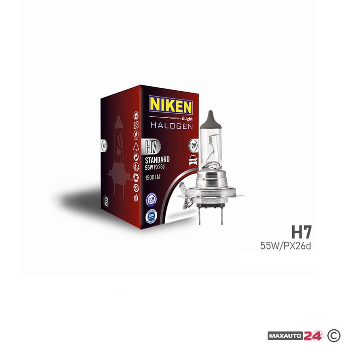 Kрушкa NIKEN - H7 55W 12V