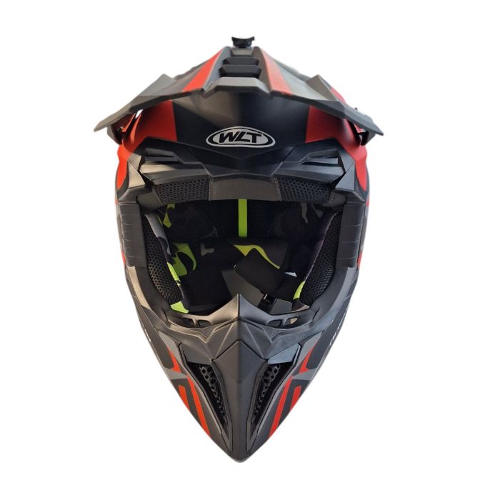Кросова Каска 127 - M - Matt Black/Red
