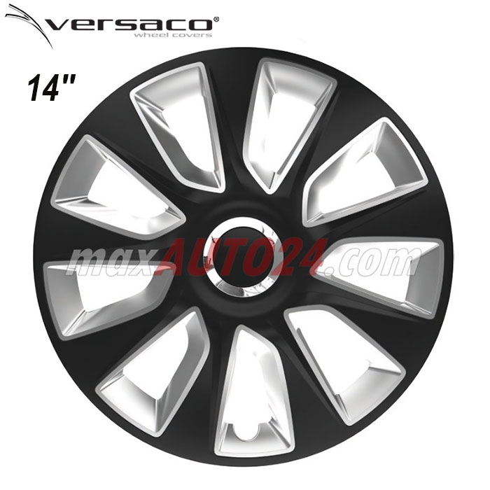 Тасове за джанти 16'' Versaco Stratos RC Black / Silver