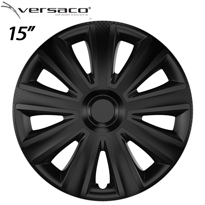 Тасове за джанти 15'' Versaco Carbon Aviator - Black