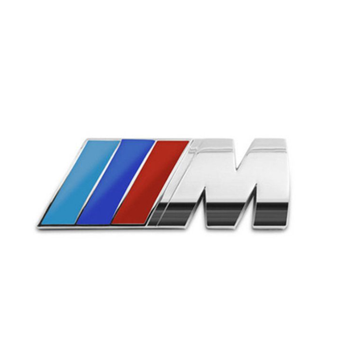 Емблема М метална - Синя