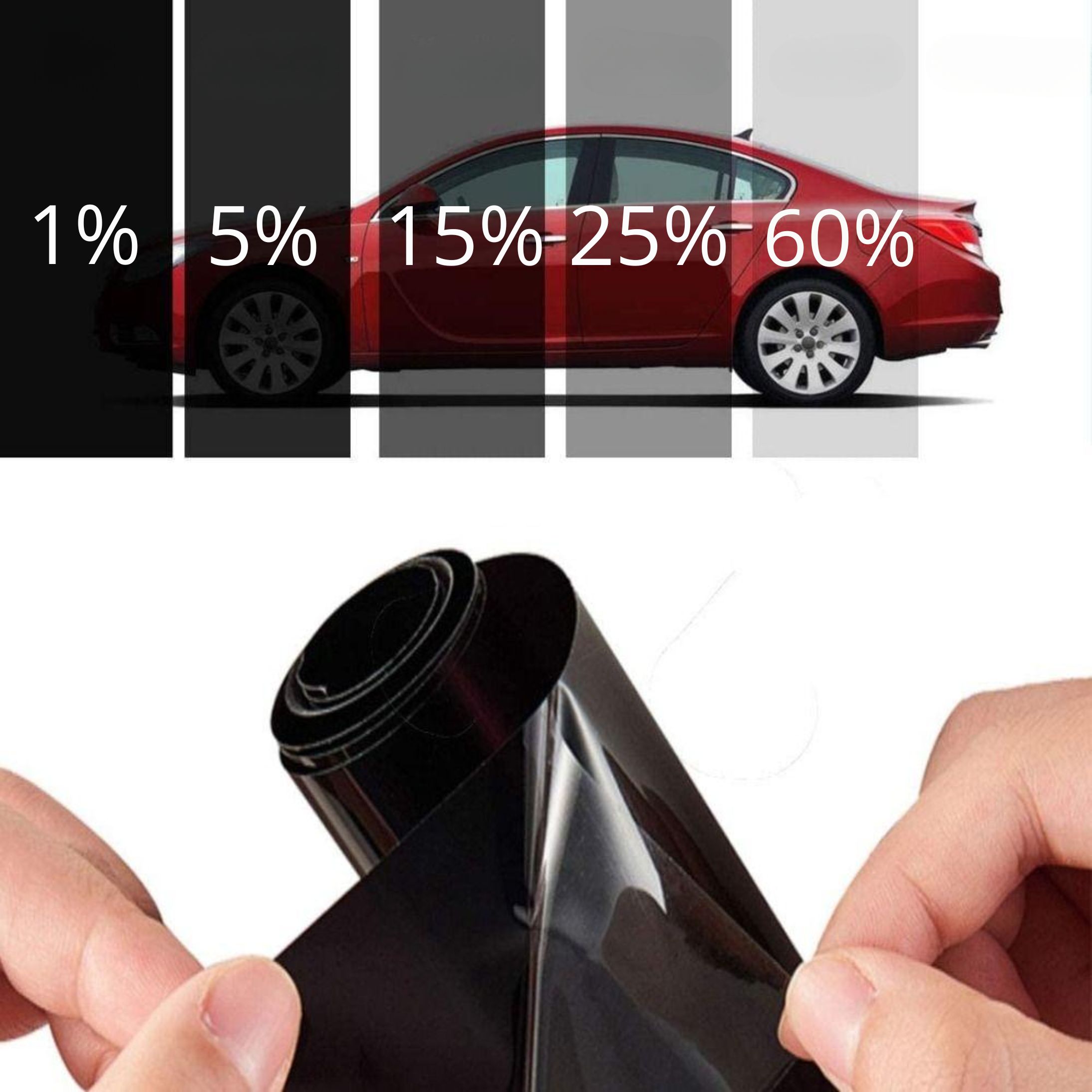 Фолио затъмняване ECO - 50см х 3м - 15% - Dark Black