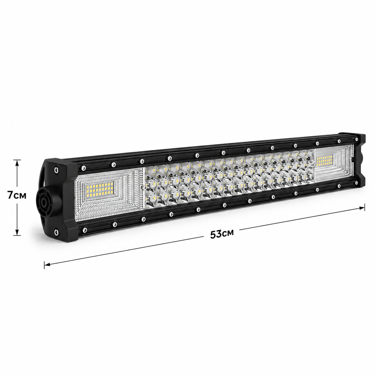 Лед бар, Spot/Flood Combo, 108W, 55см, 10800lm, за кола, джип, ATV, UTV, камион 07108