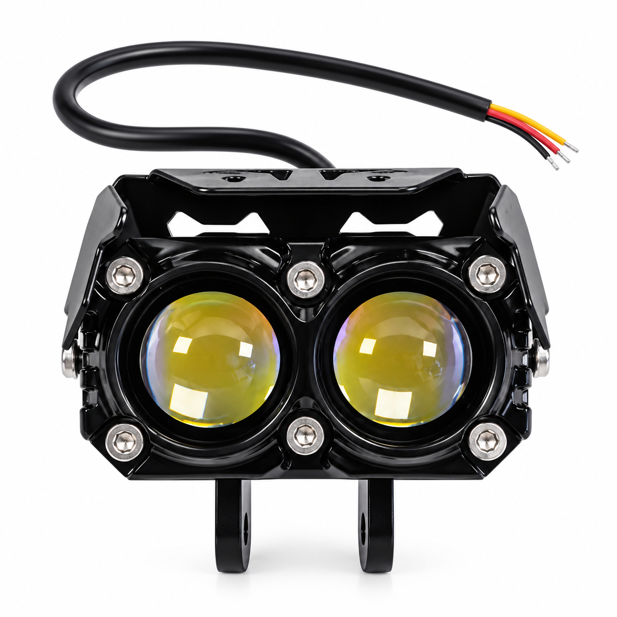 Халоген за мпс 2LED 12-24V - БЯЛО/ЖЪЛТО