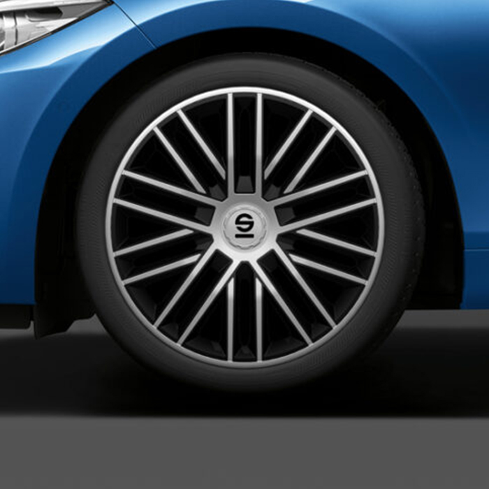 Тасове за джанти 15'' Sparco BERGAMO / SPC1585SVBK