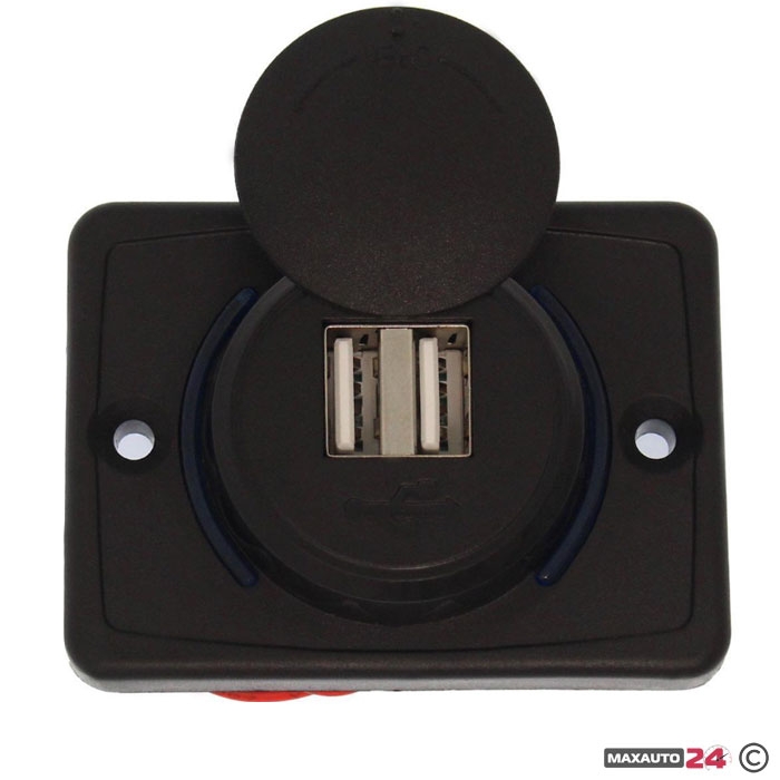 ДВОЕН USB ПОРТ 12-24V - W05237