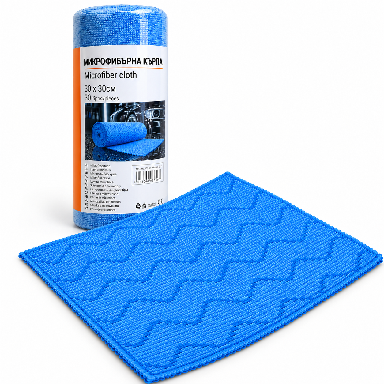 Микрофибърна кърпа 30х30 30бр/ролка - 017