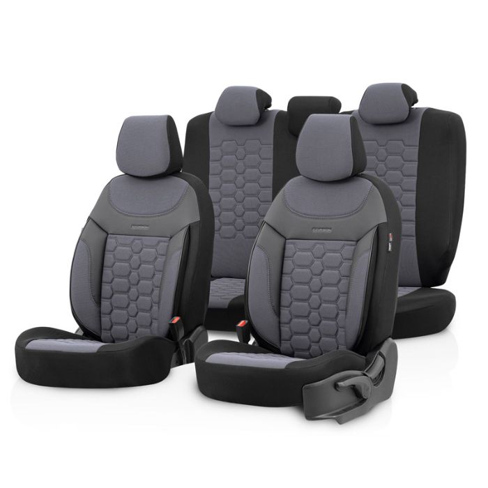 Тапицерия за седалки Otom Carbon CRB3404 (сиво/черно)